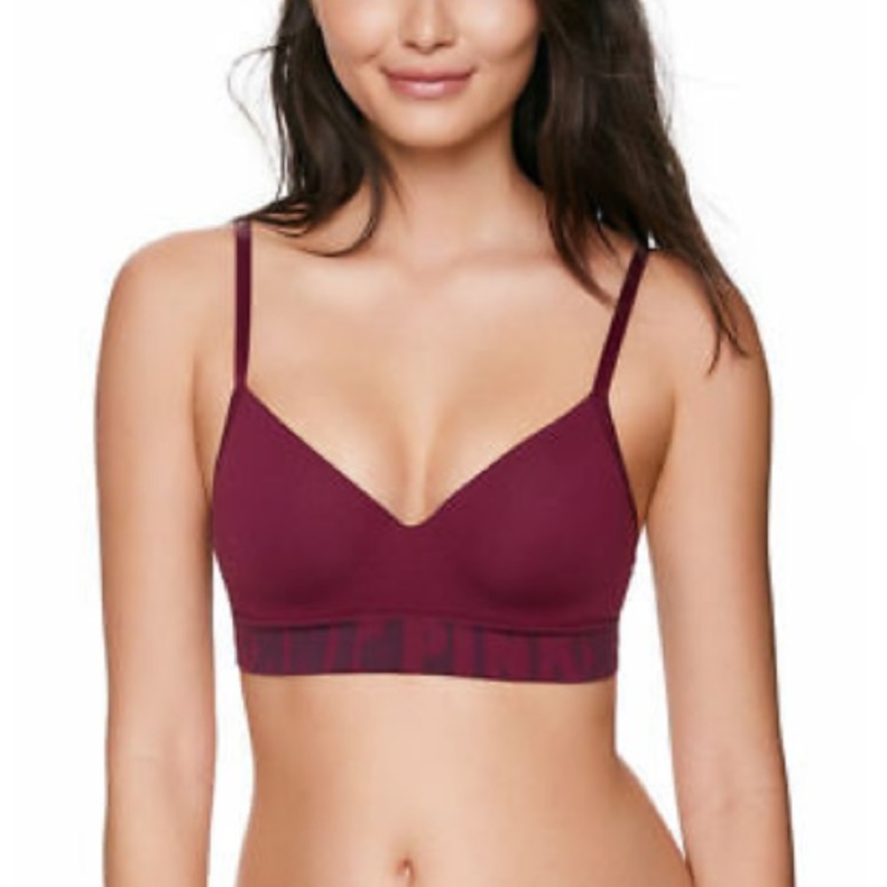 NWT Victoria’s Secret Maroon Cool and Comfy Bra
